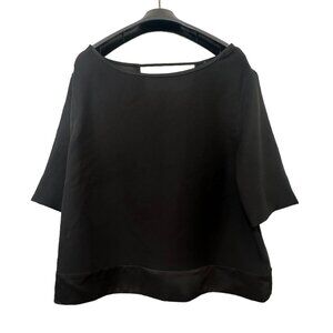Banana Republic - Black Open Back Top, Size L